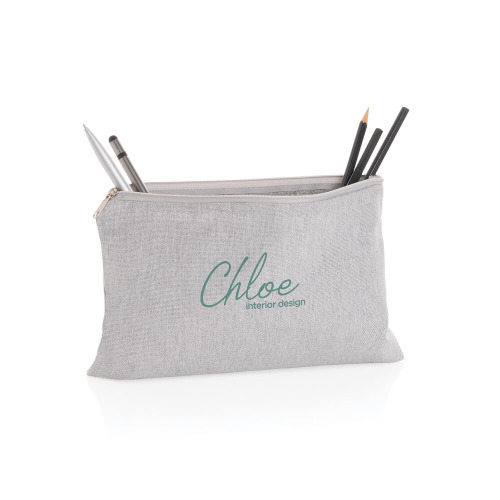 Piórnik Impact AWARE™, niebarwiona bawełna z recyklingu Szary P820.779 (2)