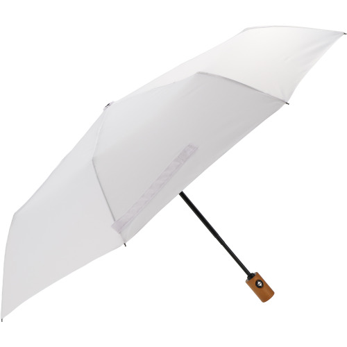 Parasol automatyczny Ø100 cm rPET IPSWICH Biały 322306 (1)