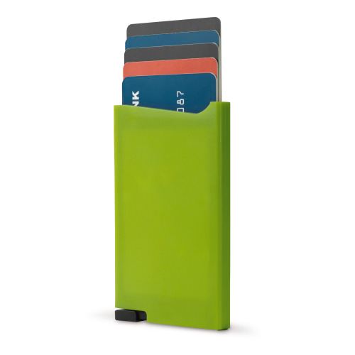 Karta blokująca RFID wykonana z ABS Jasnozielony LT92191-N0032 (2)