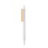 Długopis z bambusowym klipem, RABS biały P611.083  thumbnail