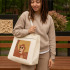 Torba bawełniana z zamkiem błyskawicznym OEKO-TEX® 39 x 24 x 34 cm 320 g/m² Ecru LT95387-N0054 (6) thumbnail