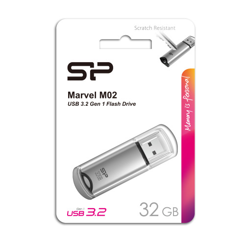 Pendrive Marvel M02, 128GB 3.2 Silicon Power Szary EG832407 32GB (2)