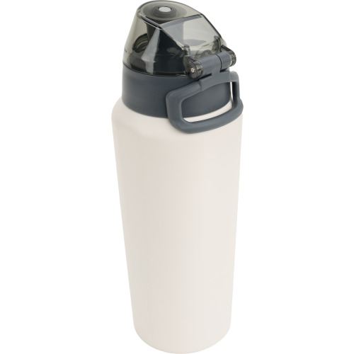 Butelka termiczna stalowa z recyklingu PUENTE ALTO MoLu 600 ml Biały 481506 (1)