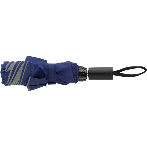 Odwracalny, składany parasol automatyczny niebieski V0668-11 (4)