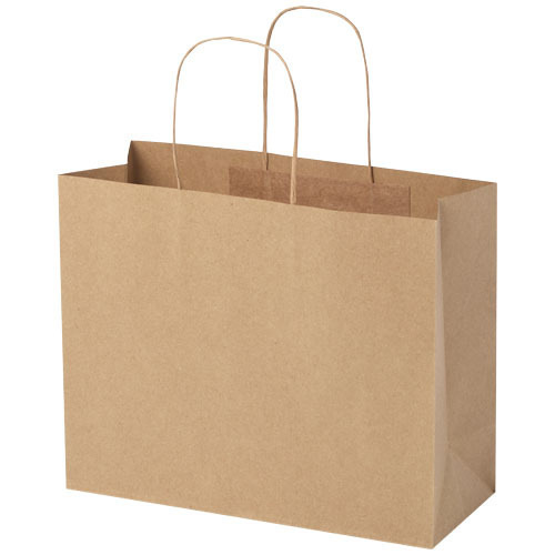 Torba z papieru Kraft ze skręconymi uchwytami – 31 x 12 x 25 cm Kraftowy brąz 1ZM00806 (3)