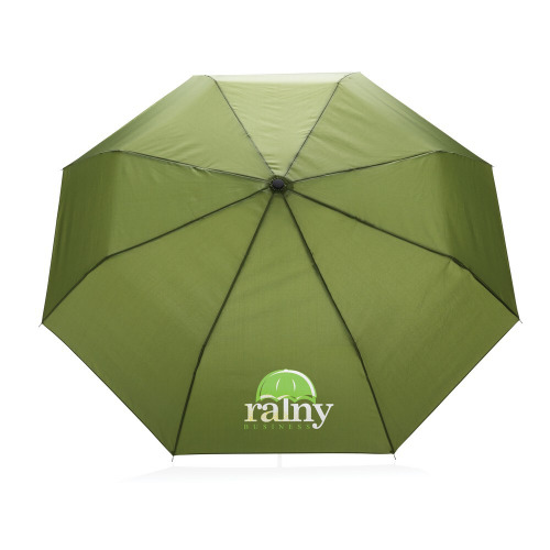 Mały parasol manualny 21" AWARE RPET Zielony P850.587 (4)