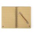 Bambusowy notatnik ok. A5, długopis brązowy V0207-16 (1) thumbnail