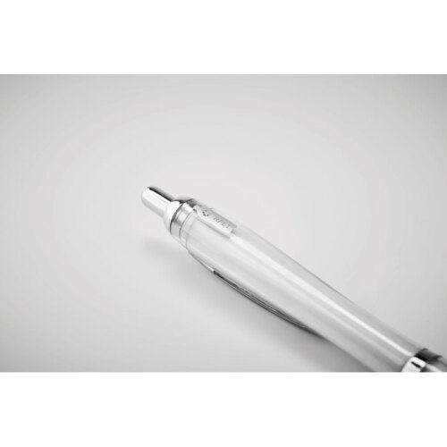 Długopis z RPET przezroczysty biały MO6409-26 (4)