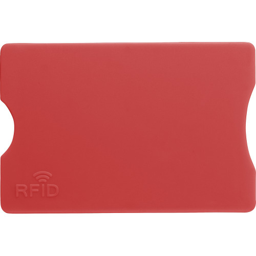 Etui na karty kredytowe z ochroną RFID czerwony V9878-05 