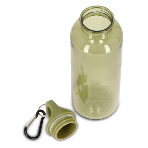 Butelka na wodę Noa R-PET 500 ml Przezroczysty Transparentny / Oliwkowa zieleń LT98913-N0443 (4)