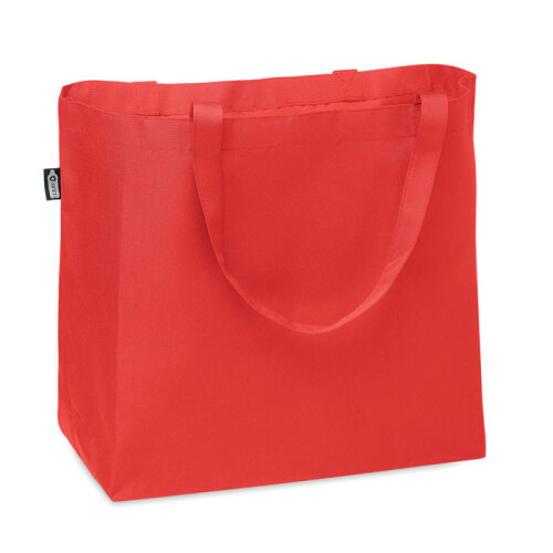 Duża torba na zakupy 600D RPET czerwony MO6134-05 