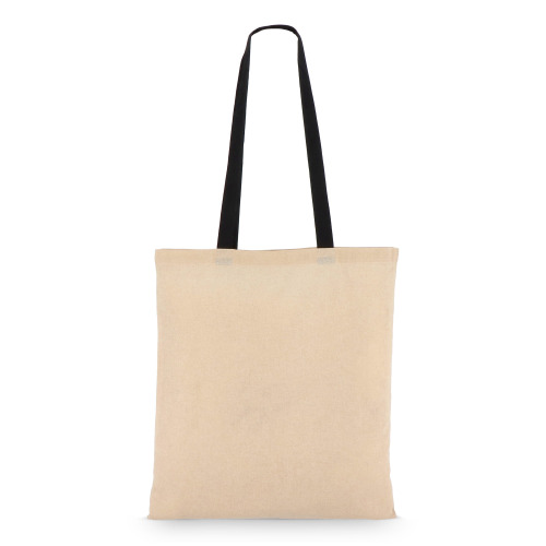 Torba bawełniana OEKO-TEX® 38 x 42 cm 140 g/m² Czarny LT95381-N0002 (1)