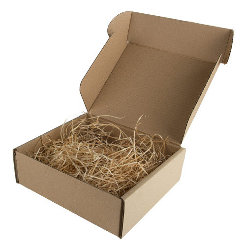 Pudełko kartonowe - 22 x 20 x 7 cm Beżowy karton07 