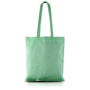 Bawełniana torba 150g z recyklingu z długą rączką / Recycot Zielony