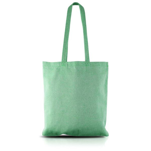 Bawełniana torba 150g z recyklingu z długą rączką / Recycot Zielony IP31111442 