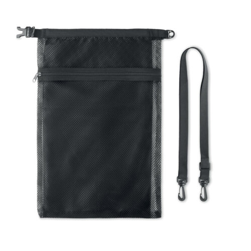 Wodoodporna torba 6L z paskiem czarny MO6370-03 (3)