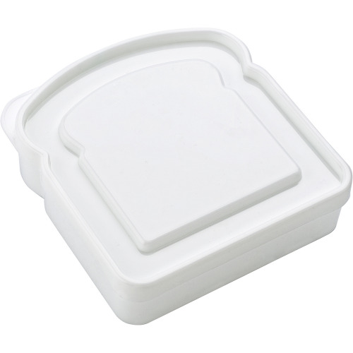 Pudełko śniadaniowe "kanapka" biały V9580-02 