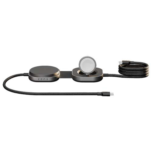 Zens Pro 3 kabel ładujący USB-C 3 w 1 o mocy 140 W Czarny 12082290 