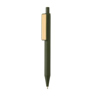 Długopis z bambusowym klipem, RABS zielony
