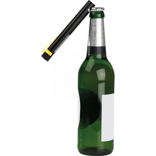 Latarka COB z otwieraczem do butelek FRANZISKA żółty 8083208 (3)