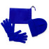 Zestaw zimowy, czapka i rękawiczki niebieski V7156-11  thumbnail