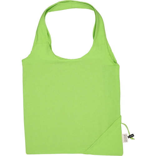 Torba bawełniana z recyklingu 118 g/m2 MODENA Jasnozielony 526229 (1)