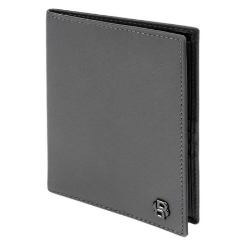 Etui na paszport Double B Saffiano Black Szary HLP526H (3)