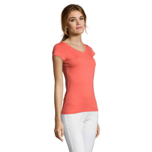 MOON Damski T-SHIRT 150g Koral S11388-CO-3XL (2)
