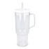 Kubek Miami z uchwytem, przezroczysty, 1,2 l, R-PET Transparentny / biały LT98695-N0401  thumbnail