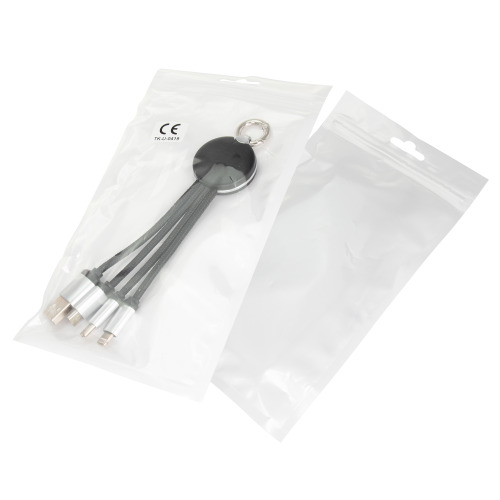 Kabel do ładowania 3w1 z podświetlanym logo Czarny EG041903 (4)