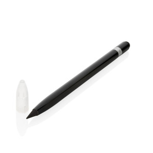 Aluminiowy ołówek z gumką czarny
