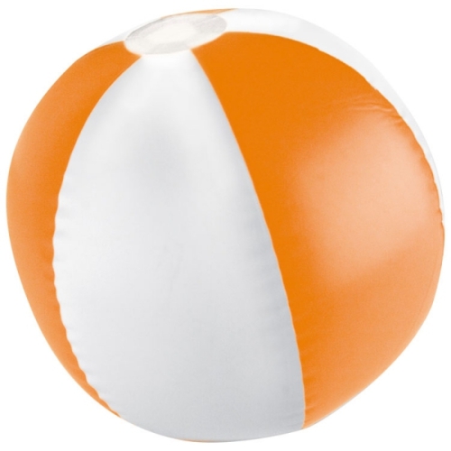 Piłka plażowa dwukolorowa KEY WEST pomarańczowy 105110 