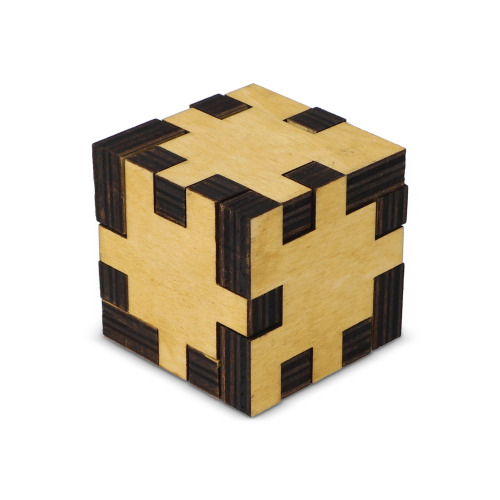 Drewniana kostka puzzle Drewniany / drewniany LT90758-N9393 (2)
