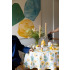 EDEN OBRUS OKRĄGŁY WOSKOWANY, ŻÓŁTY MIX Żółty 5018602- (2) thumbnail