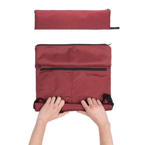 Składany plecak Dillon AWARE™ RPET czerwony P763.174 (2)