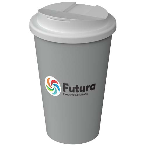 Kubek termiczny Americano® Infiniti o pojemności 350 ml z pokrywką zapobiegającą rozlewaniu się napoju Kamienny szary 21090580 (1)