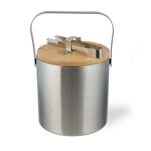 Wiaderko do lodu, cooler Srebrny VA863-32 (5)