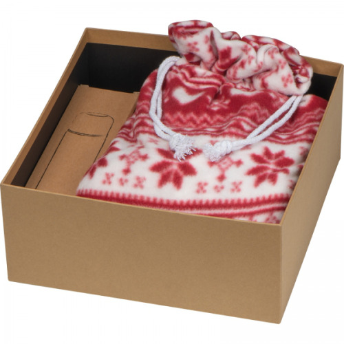 Zestaw termos 500 ml i koc świąteczny WALTRAUD Czerwony 9382105 (4)