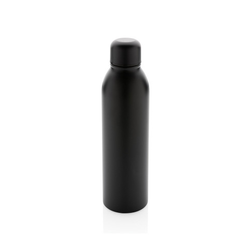 Butelka termiczna 500 ml, stal nierdzewna z recyklingu Czarny P433.041 