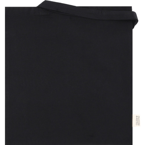 Torba bawełniana z długimi uszami 180g/m2 z materiałów z recyklingu GLEN Czarny 6469803 (3)