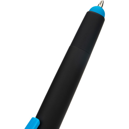 Długopis plastikowy z zakreślaczem touch pen EMMETT Jasnoniebieski 1096524 (7)