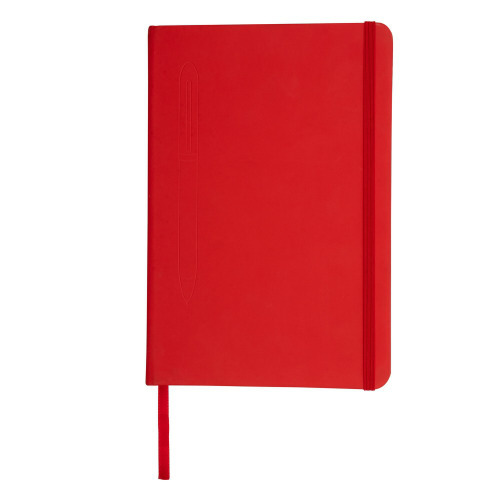 Magnetyczny notatnik A5 czerwony V0908-05 (3)