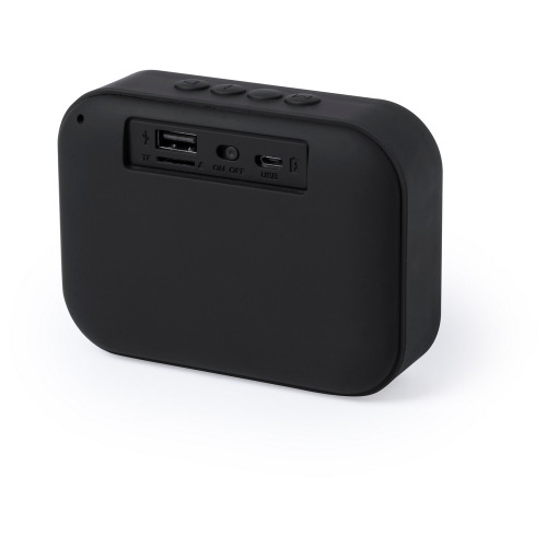 Głośnik bezprzewodowy 3W, radio, funkcja odbierania połączeń, czytnik kart micro SD Czarny V3843-03 (1)