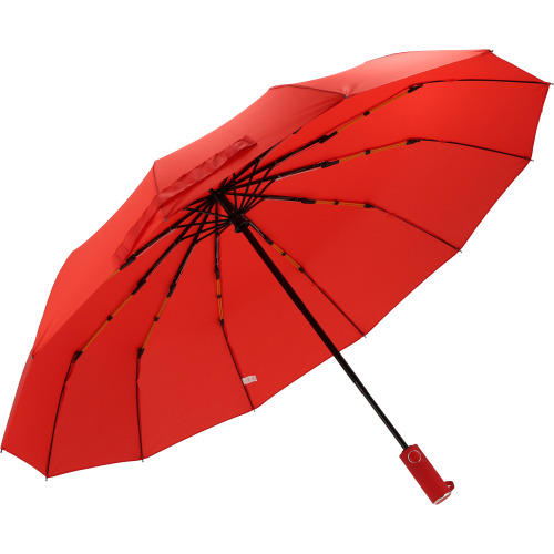Parasol automatyczny Ø103 cm OMAHA Czerwony 381905 