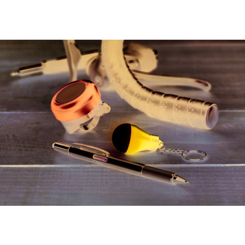 Świecący brelok - żarówka Niebieski MO8677-37 (3)