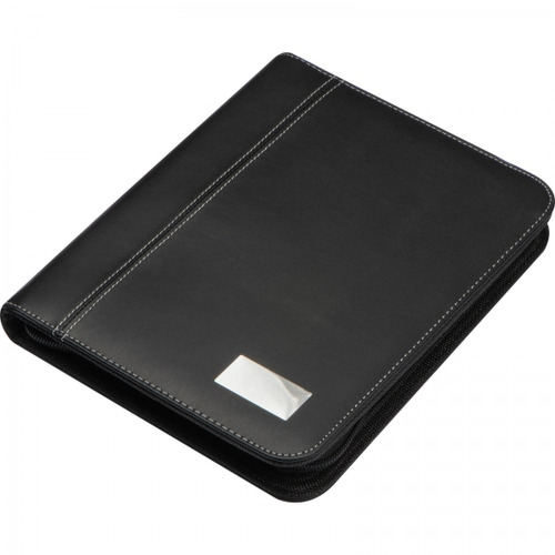 Folder A5 z notatnikiem w linie LOGAN Czarny 2063303 (3)