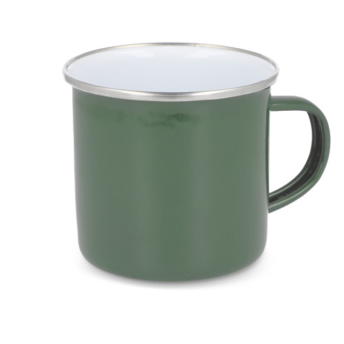 Kubek emaliowany 350ml Oliwkowa zieleń LT51110-N0043 
