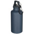 Oregon butelka na wodę o pojemności 400 ml z w jednolitym kolorze z karabińczykiem, wykonana z tworzyw sztucznych pochodzących z recyklingu z certyfikatem RCS  Szaroniebieski 10086355  thumbnail