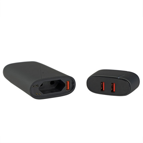 Power bank 7500 mAh Mauro Conti, adapter sieciowy Szary V4832-19 (5)