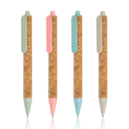 Długopis z korka i włókien pszenicy / Coreat Mint Green IP13151145 (4)